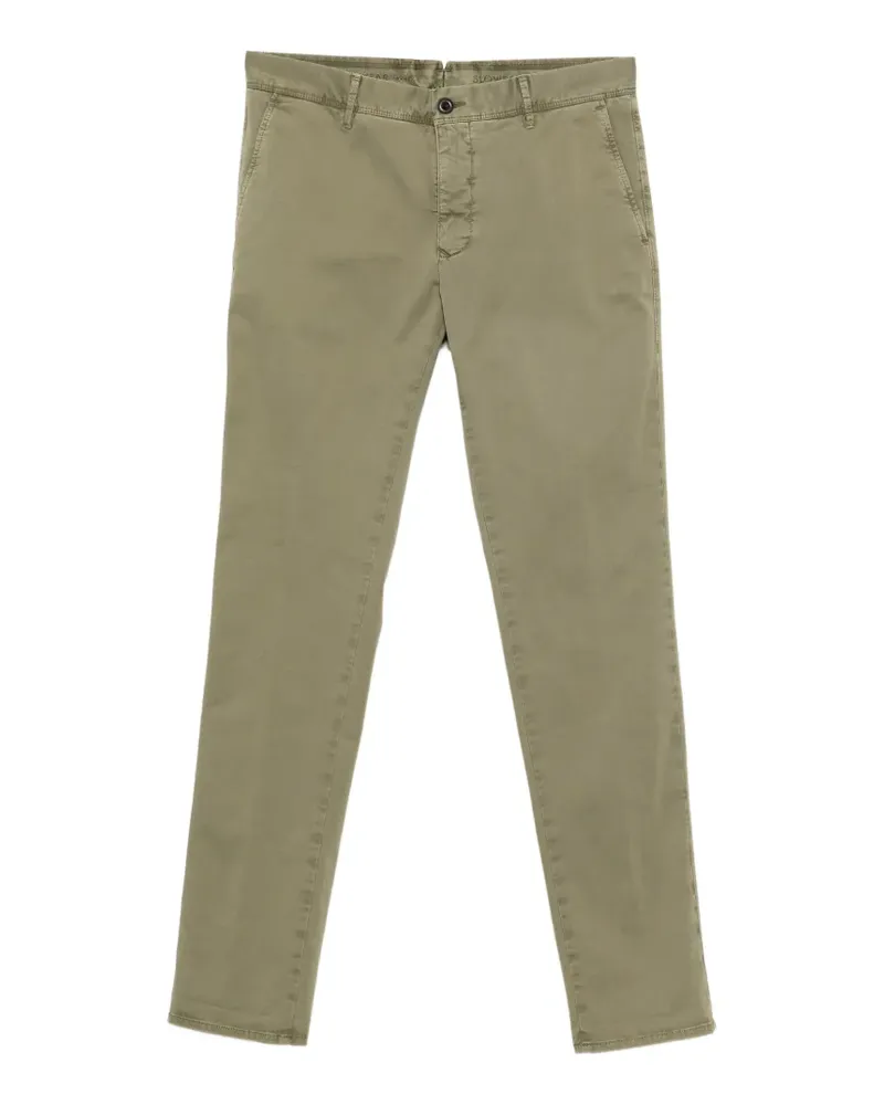 Incotex Hose mit Gürtelschlaufen - Grün Grün