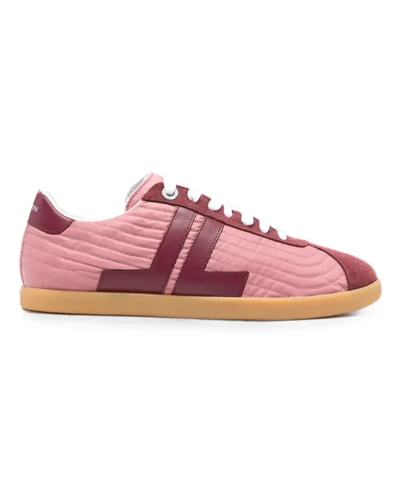 Lanvin Gesteppte Sneakers mit Logo - Rosa Rosa