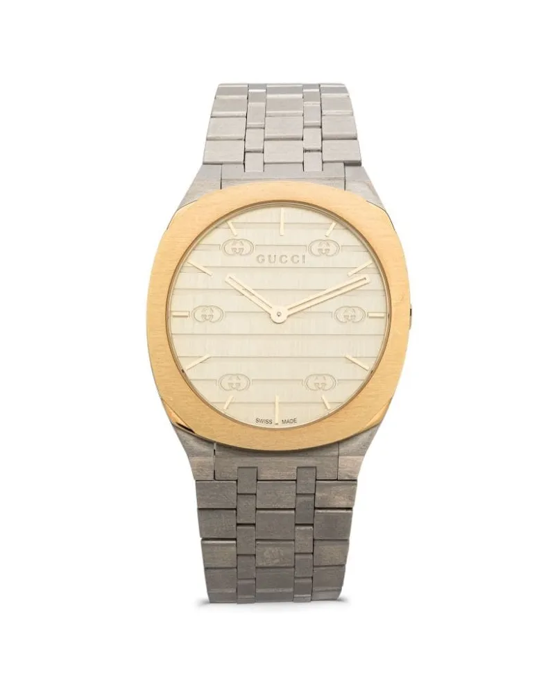 Gucci 25H 34mm - Gold Gold
