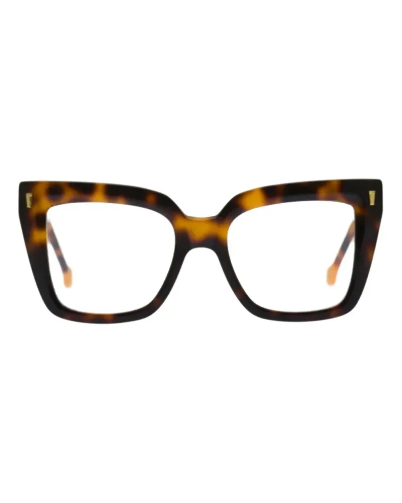 Kyme Brille mit eckigem Gestell - Braun Braun