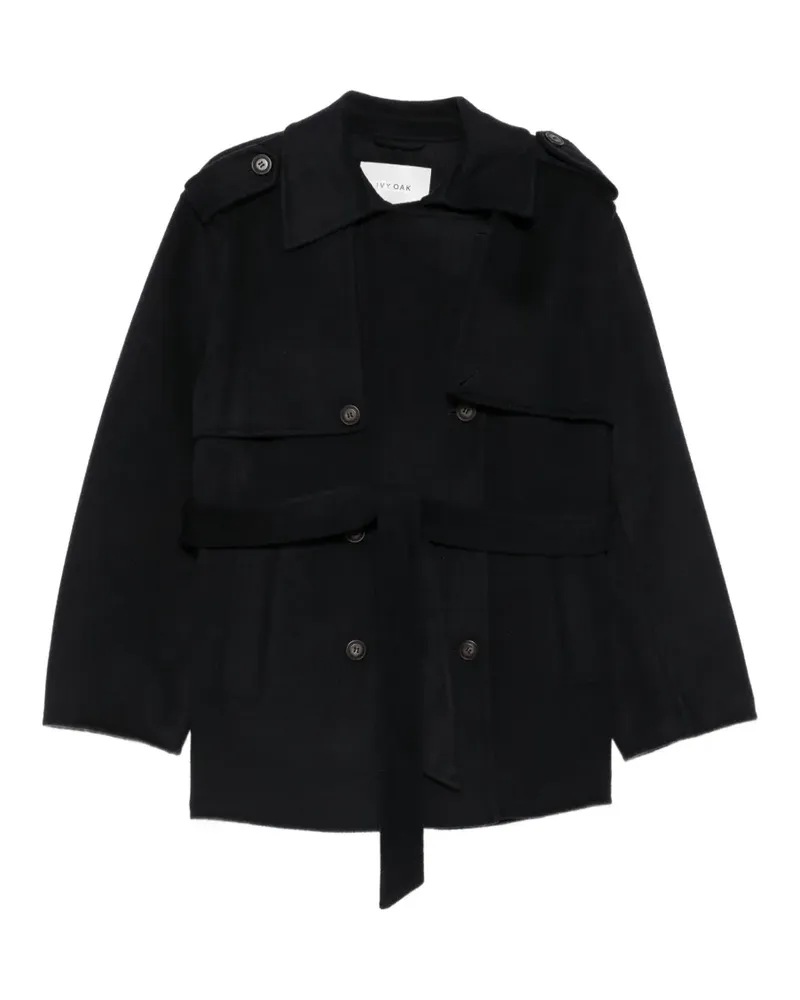 IVY & OAK Doppelreihiges Blazer mit Gürtel - Blau Blau