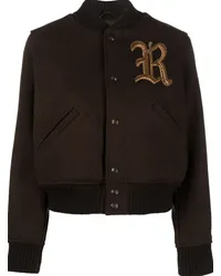 Ralph Lauren Bomberjacke mit Logo-Patch Braun