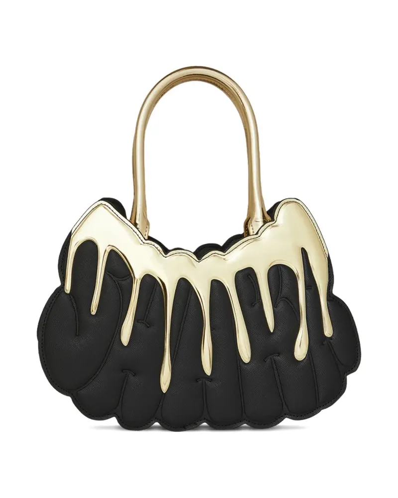 Sprayground Gold and Dangerous Drip-Top-Tote Bag - Schwarz Schwarz