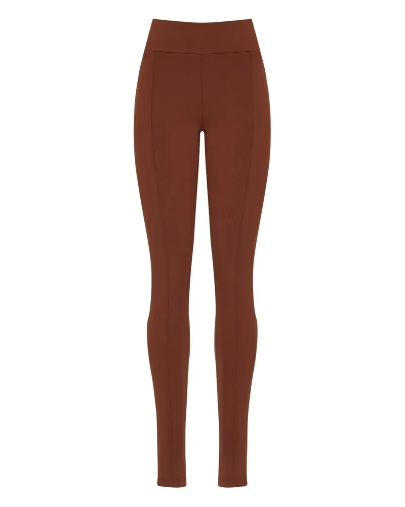 Lygia & Nanny Leggings mit hohem Bund - Braun Braun