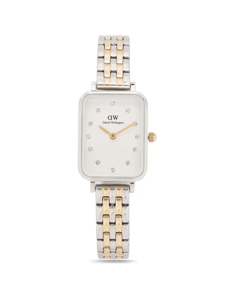Daniel Wellington Quadro Lumine 5-Link 26mm - Weiß Weiß