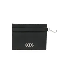 GCDS Comma Kartenetui mit Logo-Schild Schwarz