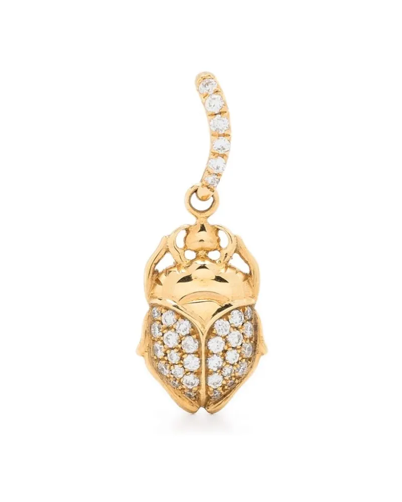 Aurélie Bidermann 18kt yellow gold Beetle pendant Gold