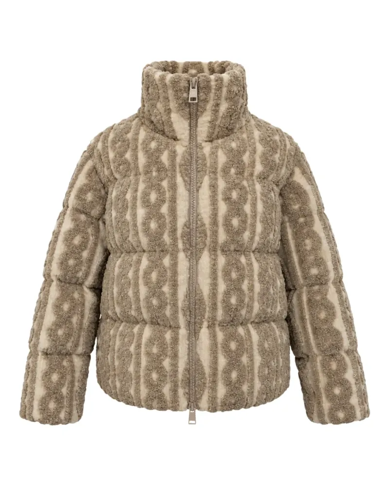 Herno jacquard-knit padded jacket - Nude Nude