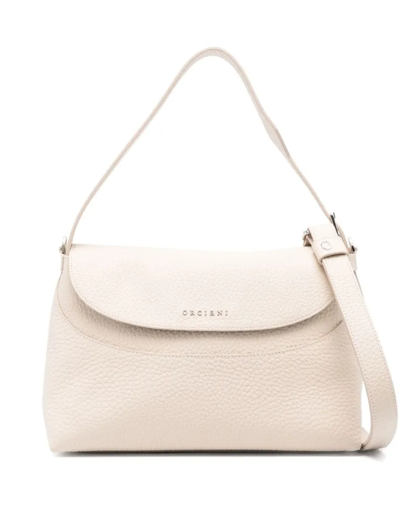 Orciani Schultertasche mit Logo - Nude Nude