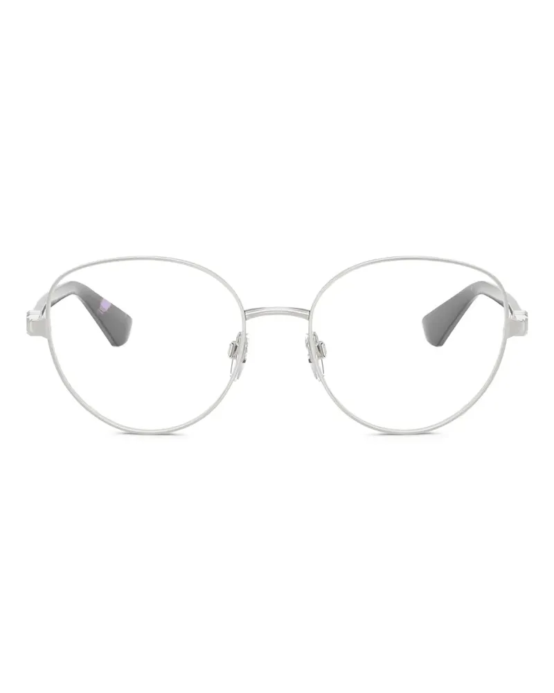 Burberry Brille mit ovalem Gestell - Silber Silber