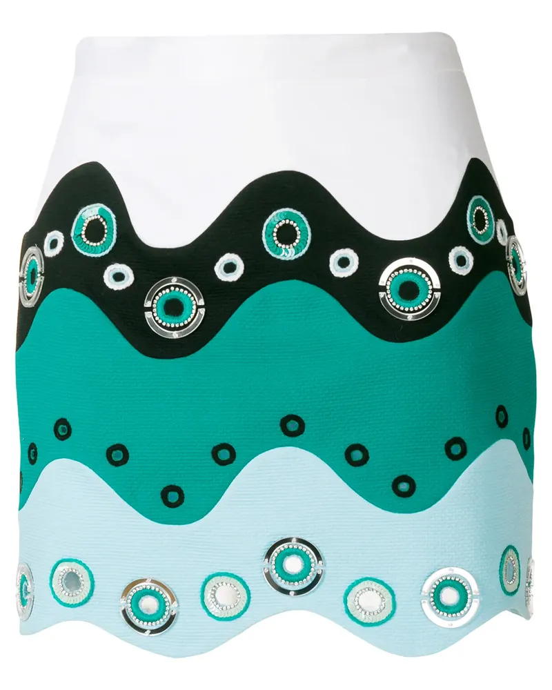 Emilio Pucci Minirock in Colour-Block-Optik - Mehrfarbig Mehrfarbig
