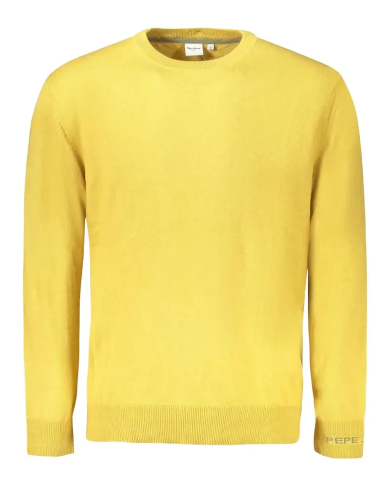 Pepe Jeans crewneck cotton sweater - Gelb Gelb