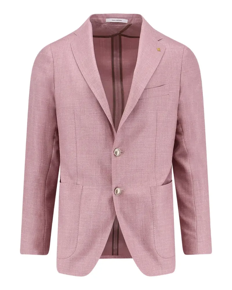 Tagliatore single-breasted textured blazer - Rosa Rosa