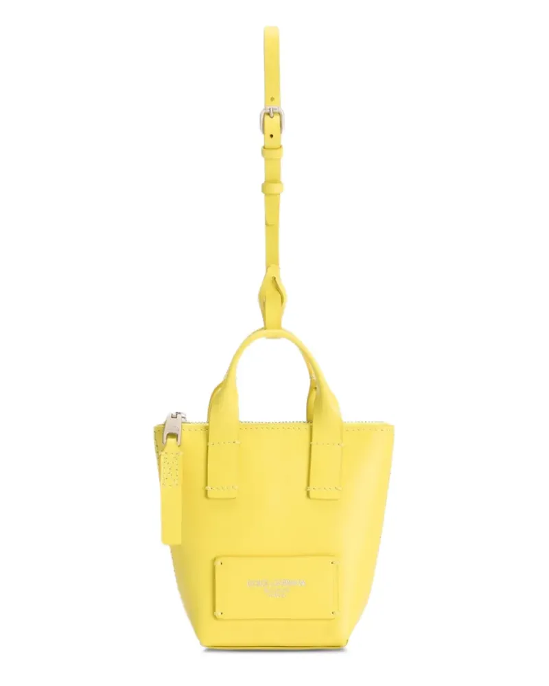Dolce & Gabbana Mini Adamo Taschenanhänger - Gelb Gelb