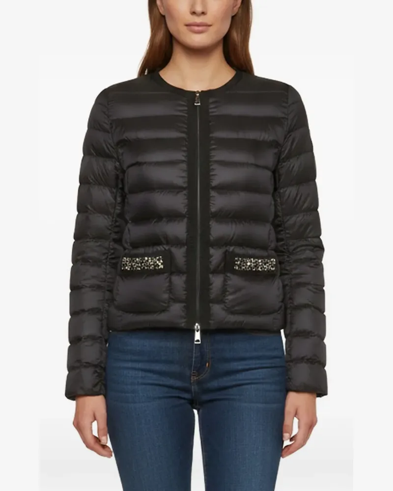 Moncler Cristalline quilted jacket - Schwarz Schwarz