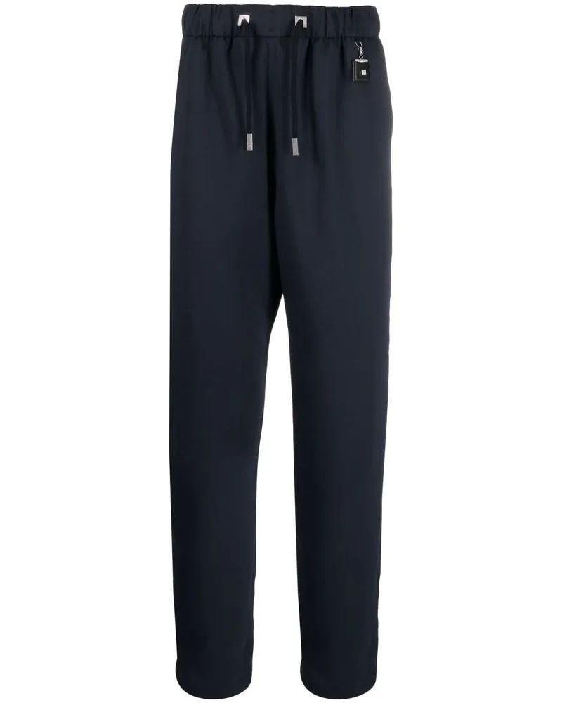 Wooyoungmi Tapered-Hose mit Schlüsselanhänger - Blau Blau