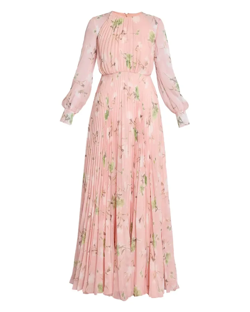 Erdem Maxikleid mit Blumen-Print - Rosa Rosa
