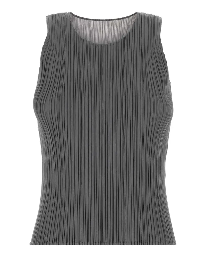 Issey Miyake Pleats Please Tanktop - Grau Grau