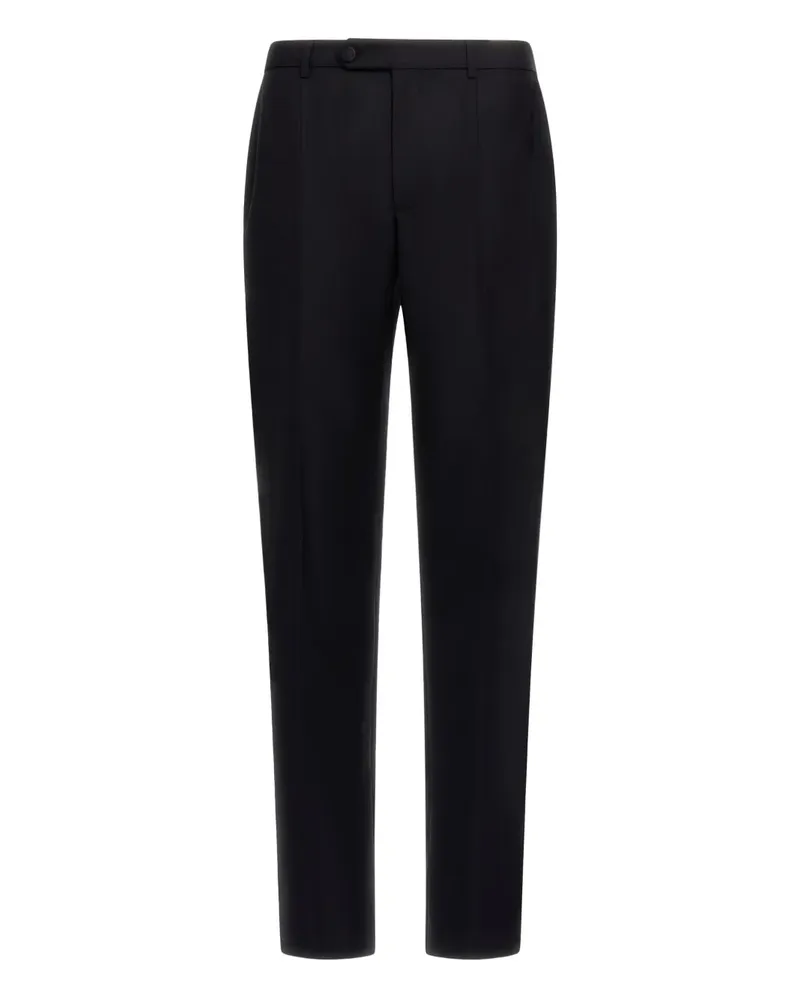 Roberto Cavalli pleated-front trousers - Schwarz Schwarz