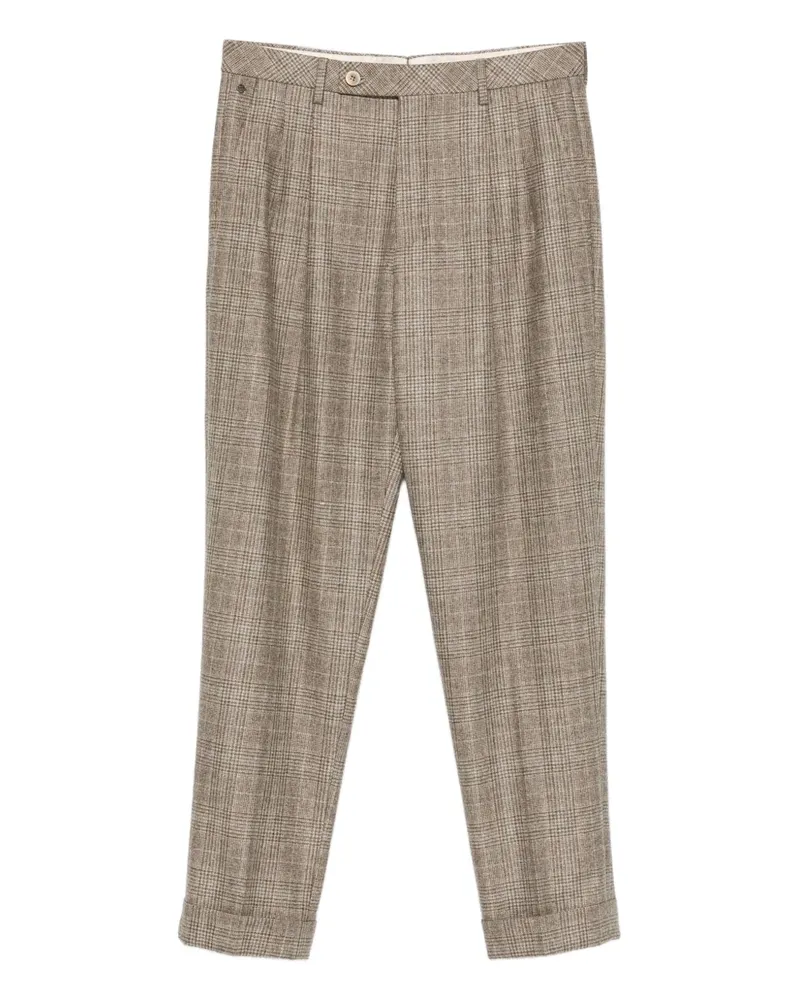 GTA Hose mit Karomuster - Nude Nude