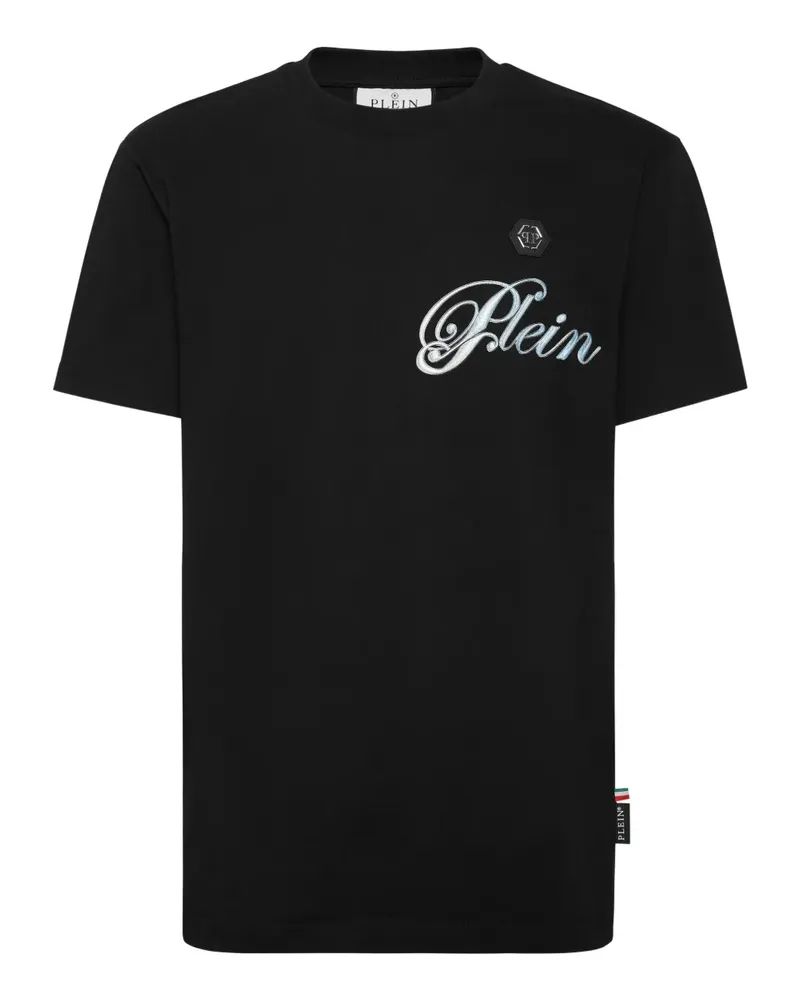 Philipp Plein T-Shirt mit Totenkopf-Print - Schwarz Schwarz