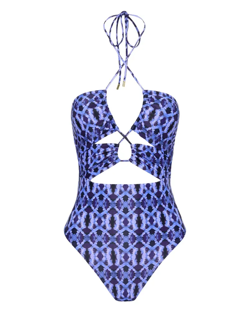Rebecca Vallance Badeanzug mit Shiloh-Print - Violett Violett