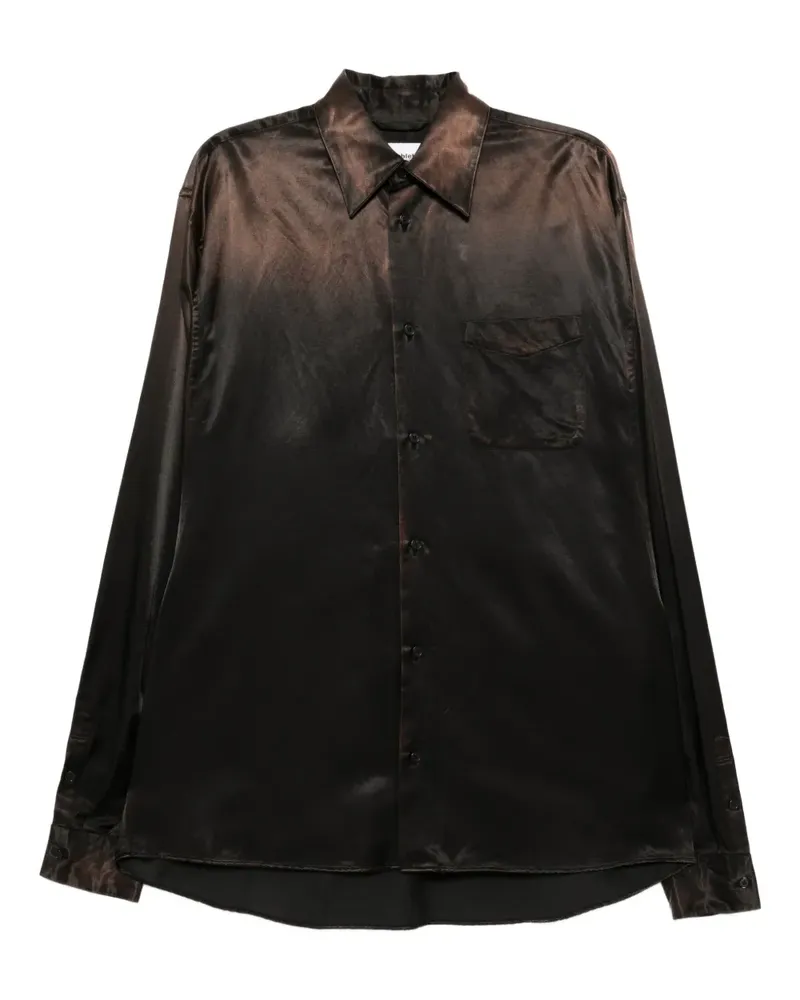 Doublet Ausgeblichenes Hemd - Braun Braun