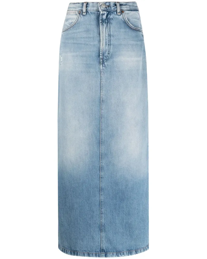 Acne Studios Jeans-Maxirock mit hohem Bund - Blau Blau