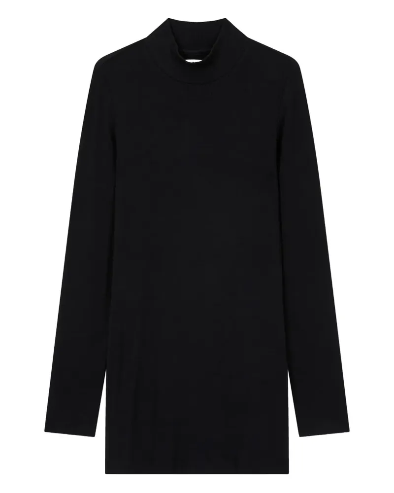 STUDIO TOMBOY scarf-layered t-shirt - Schwarz Schwarz