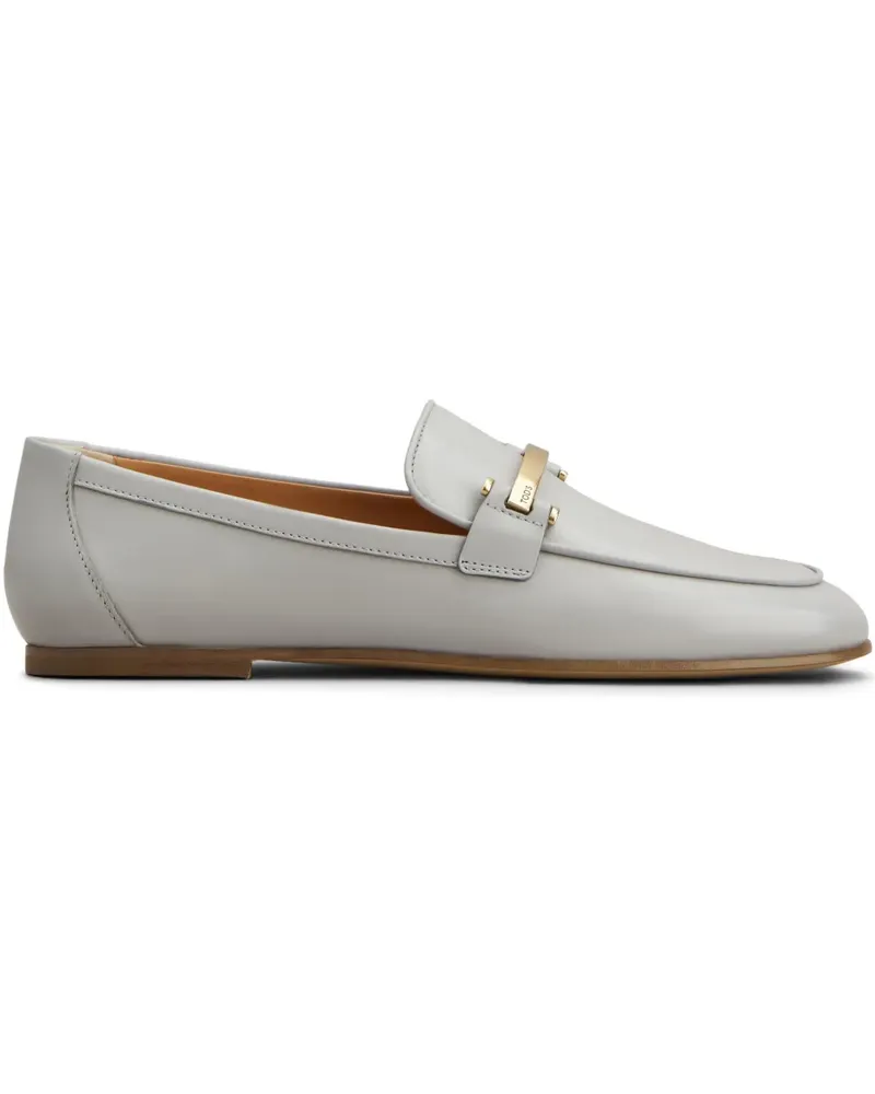 TOD'S Loafer aus Leder - Grau Grau