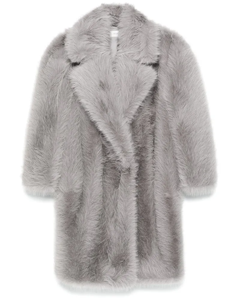 SPORTMAX Mantel aus Faux Fur - Grau Grau
