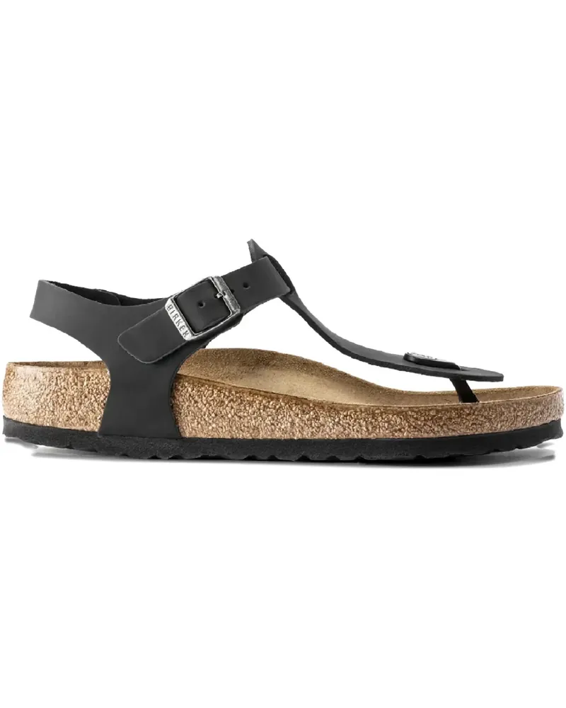 Birkenstock buckled t-strap sandals - Schwarz Schwarz
