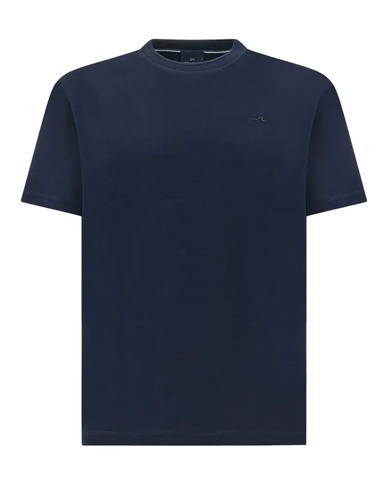Paul & Shark piqué cotton T-shirt - Blau Blau