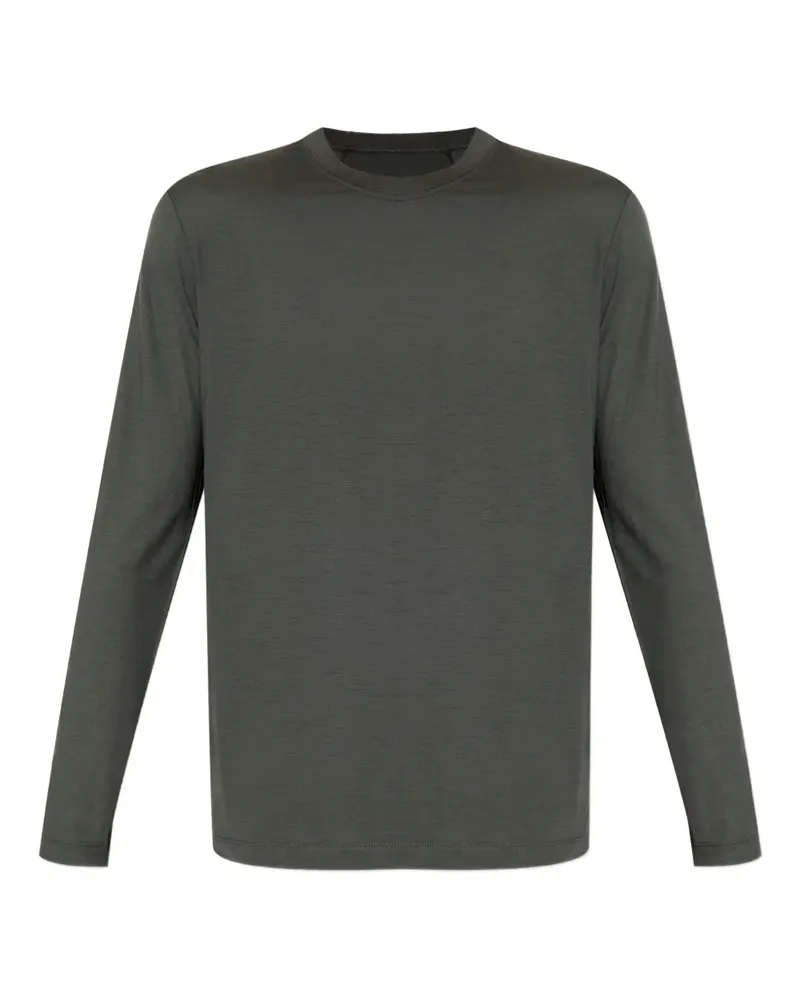 SEASE Klassisches Langarmshirt - Grün Grün