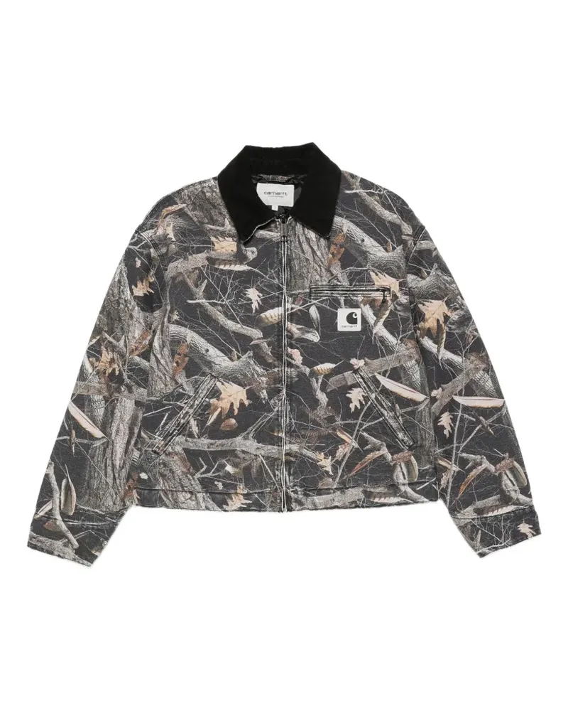 Carhartt WIP OG Detroit camo-pattern jacket - Schwarz Schwarz