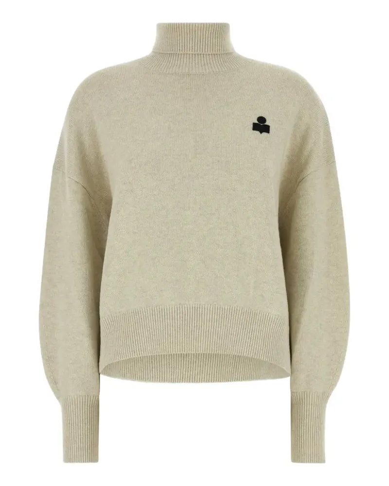 Isabel Marant Rollkragenpullover mit Logo-Stickerei - Nude Nude
