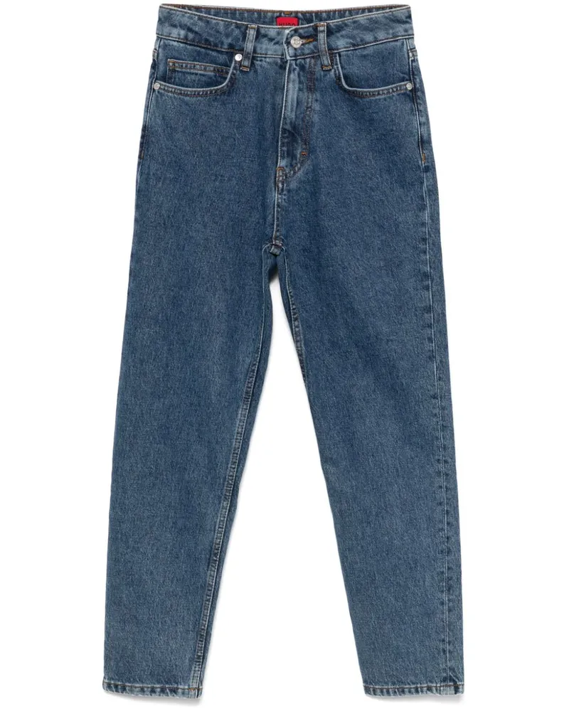 HUGO BOSS 938 Mom Jeans - Blau Blau