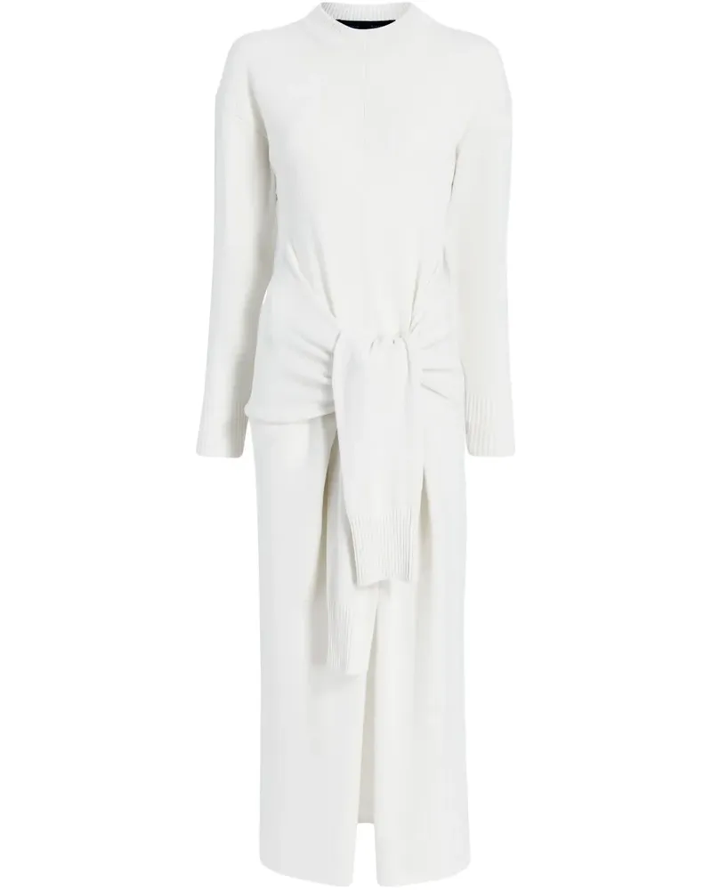 Proenza Schouler Luca Midikleid - Weiß Weiß