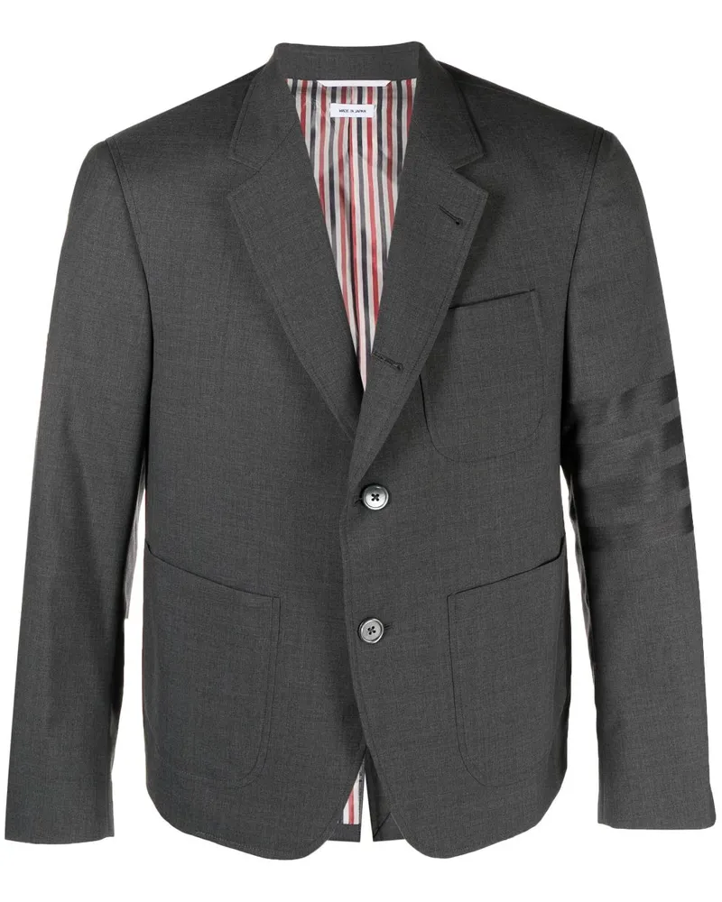 Thom Browne Jacke mit Streifen Grau