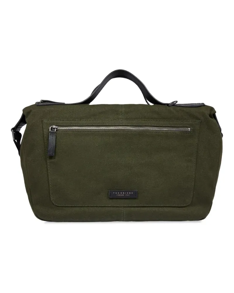 The Bridge Shopper mit Logo-Patch - Grün Grün