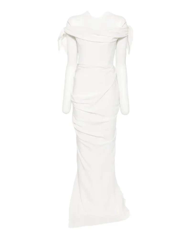 Cult Gaia off-shoulder draped maxi dress - Weiß Weiß