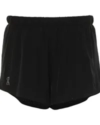 ON Running Shorts mit Logo-Print Schwarz