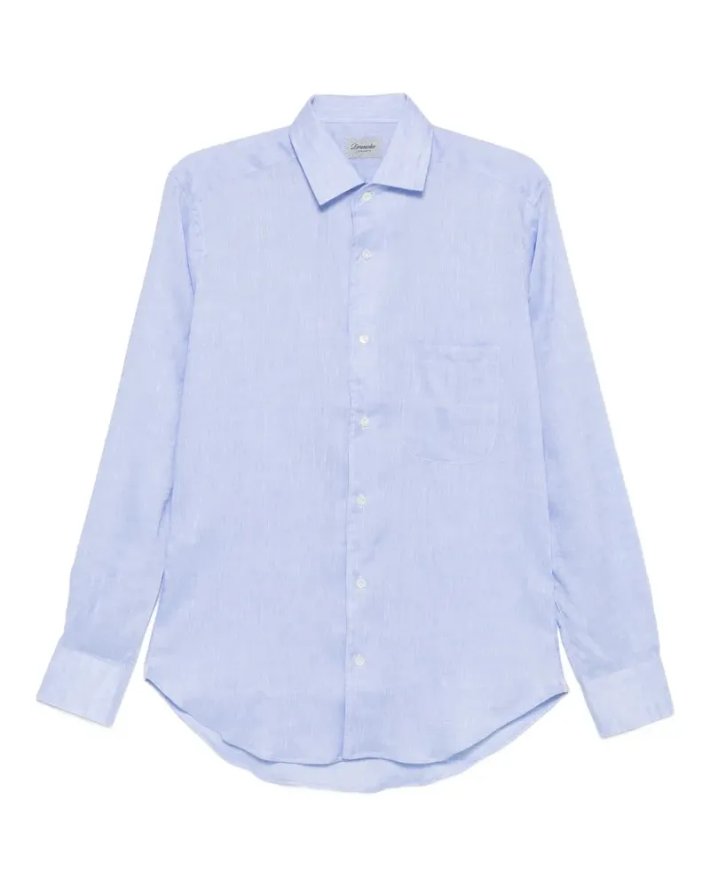 Drumohr  chest pocket shirt - Blau Blau