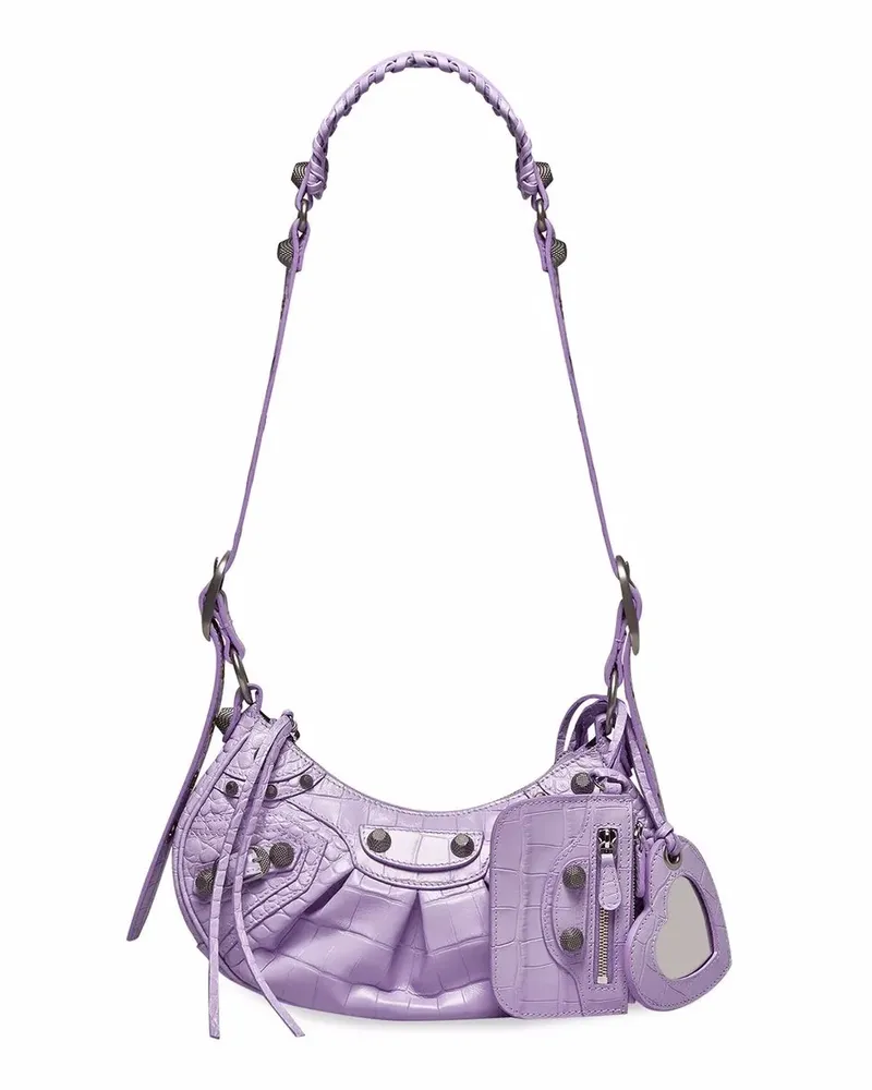 Balenciaga Le Cagole XS Schultertasche - Violett Violett