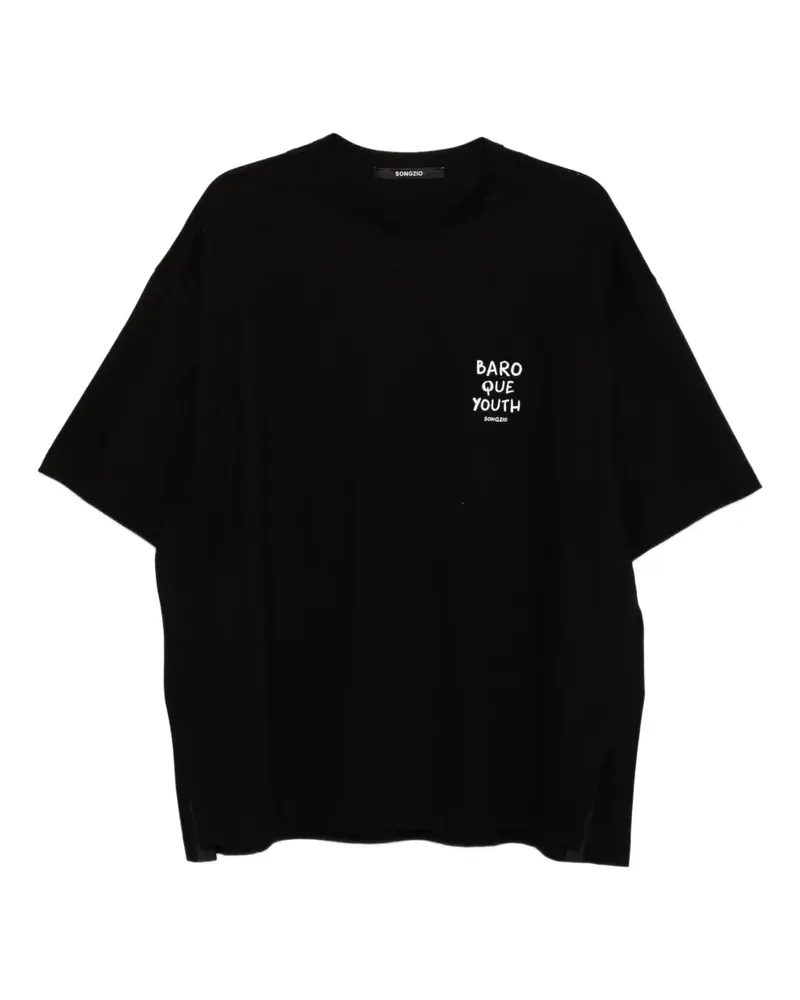 SONGZIO Baroque Youth T-Shirt - Schwarz Schwarz