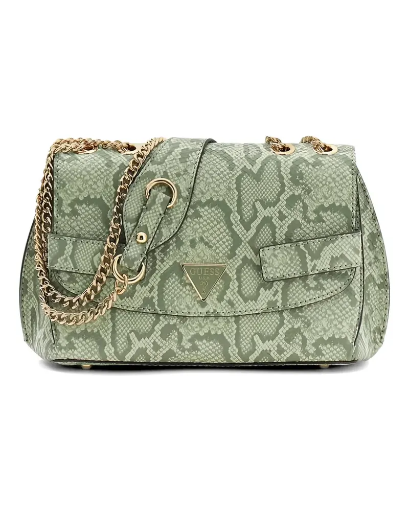 Guess Umhängetasche mit Schlangen-Effekt - Grün Grün