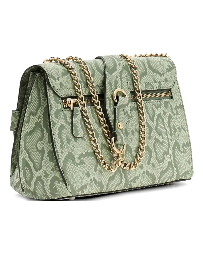 Guess Umhängetasche mit Schlangen-Effekt - Grün Grün