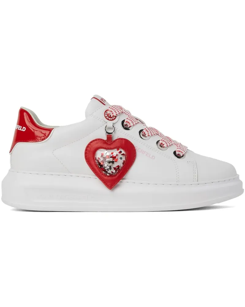Karl Lagerfeld Kapri Valentine Sneakers - Weiß Weiß