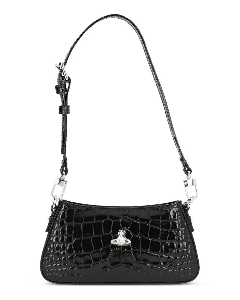 Vivienne Westwood Tasha shoulder phone bag - Schwarz Schwarz
