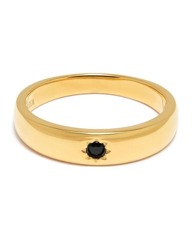 Nialaya Ring mit Kristall - Gold Gold